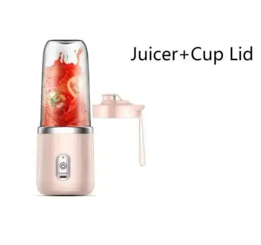 ZuGE Portable Blender Bottle Electric 6 Blades Multifunction Juice Blender Fresh Juice Smoothie Blender Ice CrushCup Food Processor