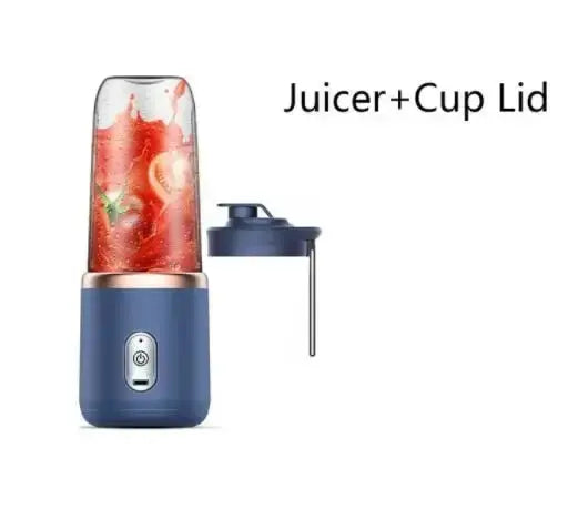 ZuGE Portable Blender Bottle Electric 6 Blades Multifunction Juice Blender Fresh Juice Smoothie Blender Ice CrushCup Food Processor